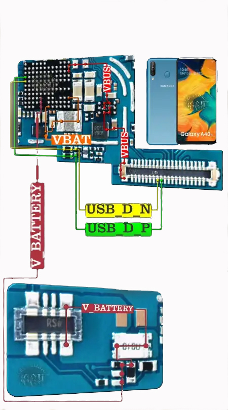 Samsung A40s Not Charging ways